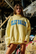 Dilly Dally Mockneck: Reversible Butter Yellow