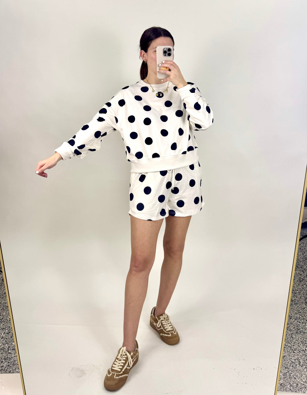 Polka Dot Set: Black and White