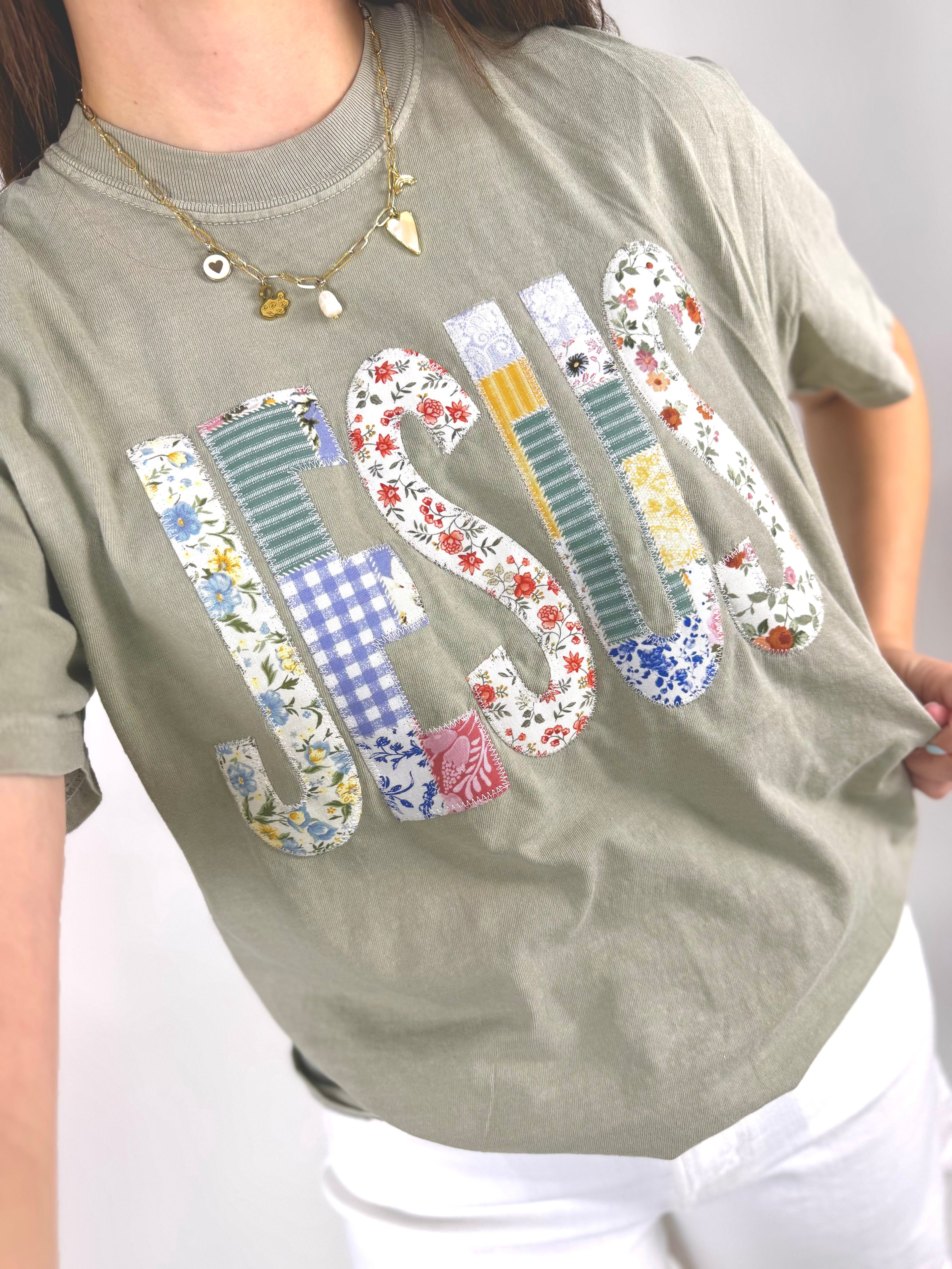 Jesus Patchwork Tee