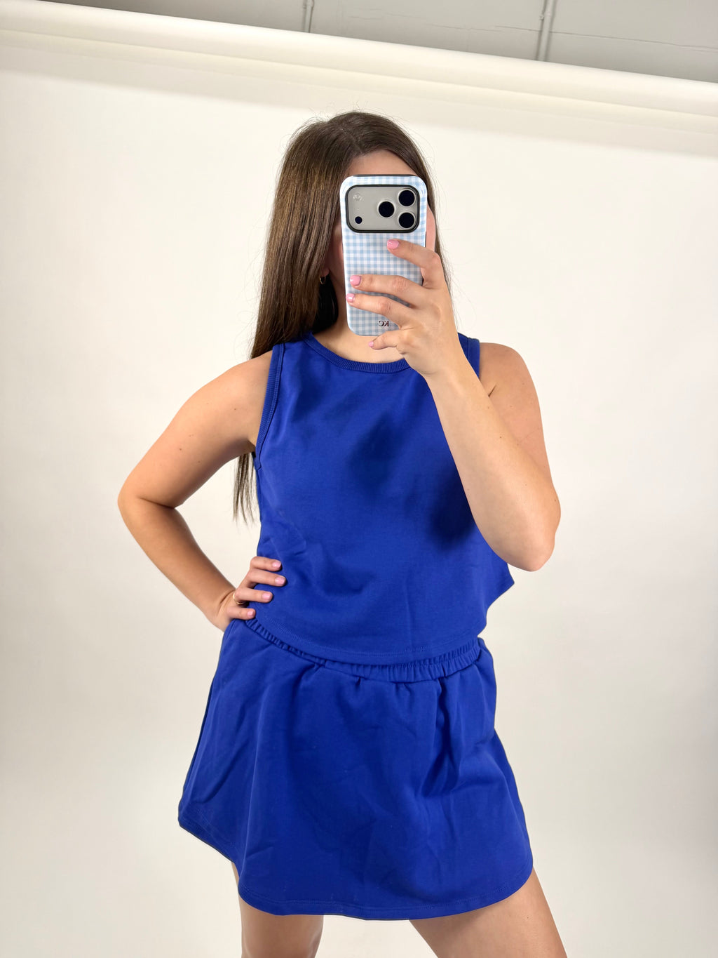 Sally Skort Set: Cobalt