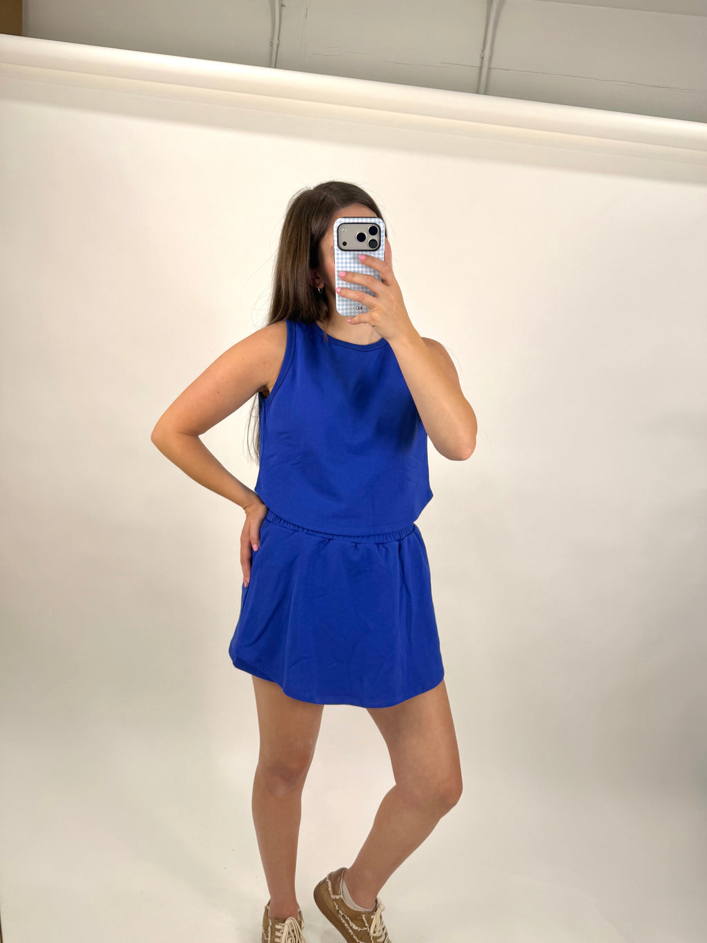 Sally Skort Set: Cobalt