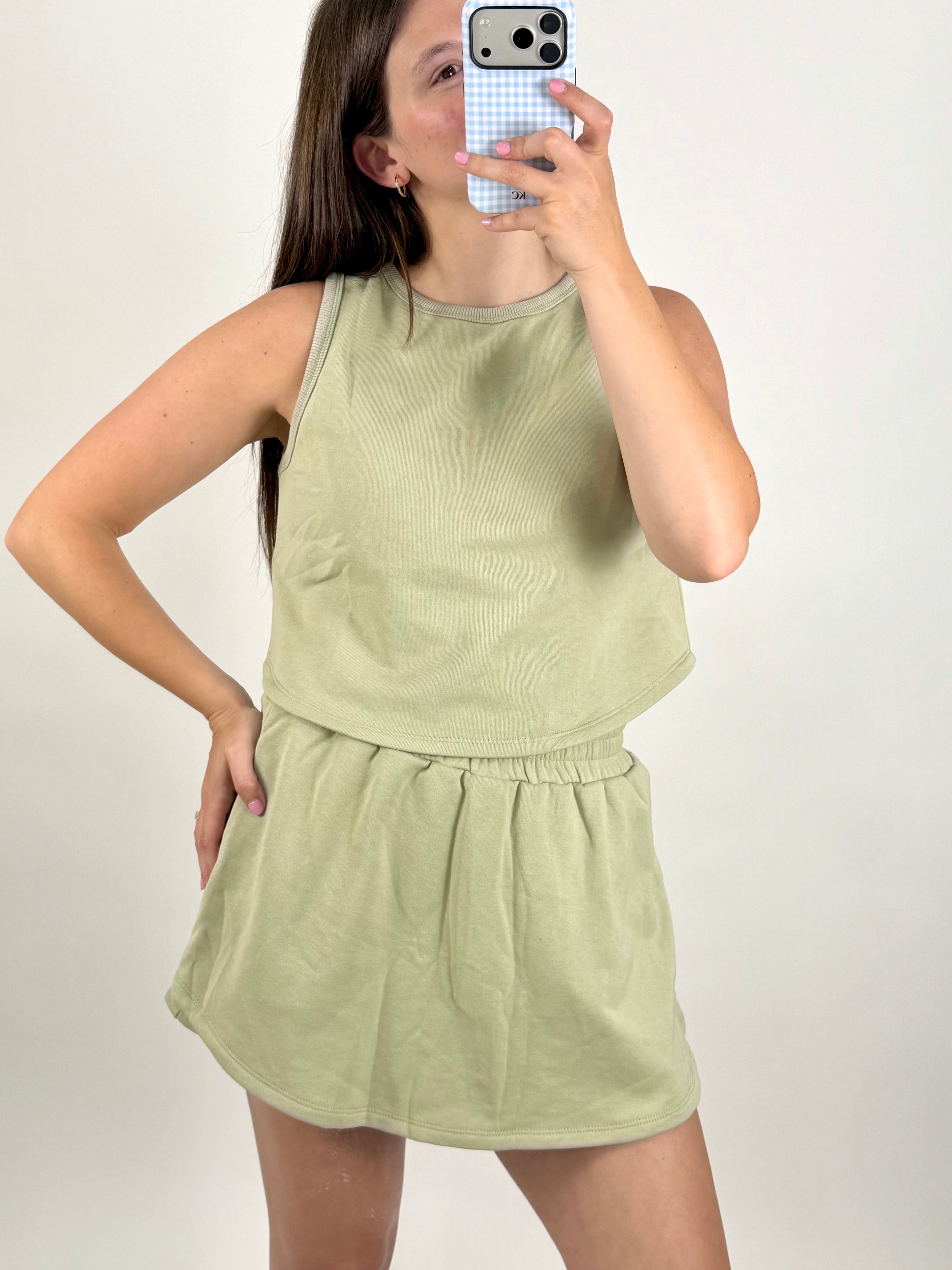 Sally Skort Set: Sage