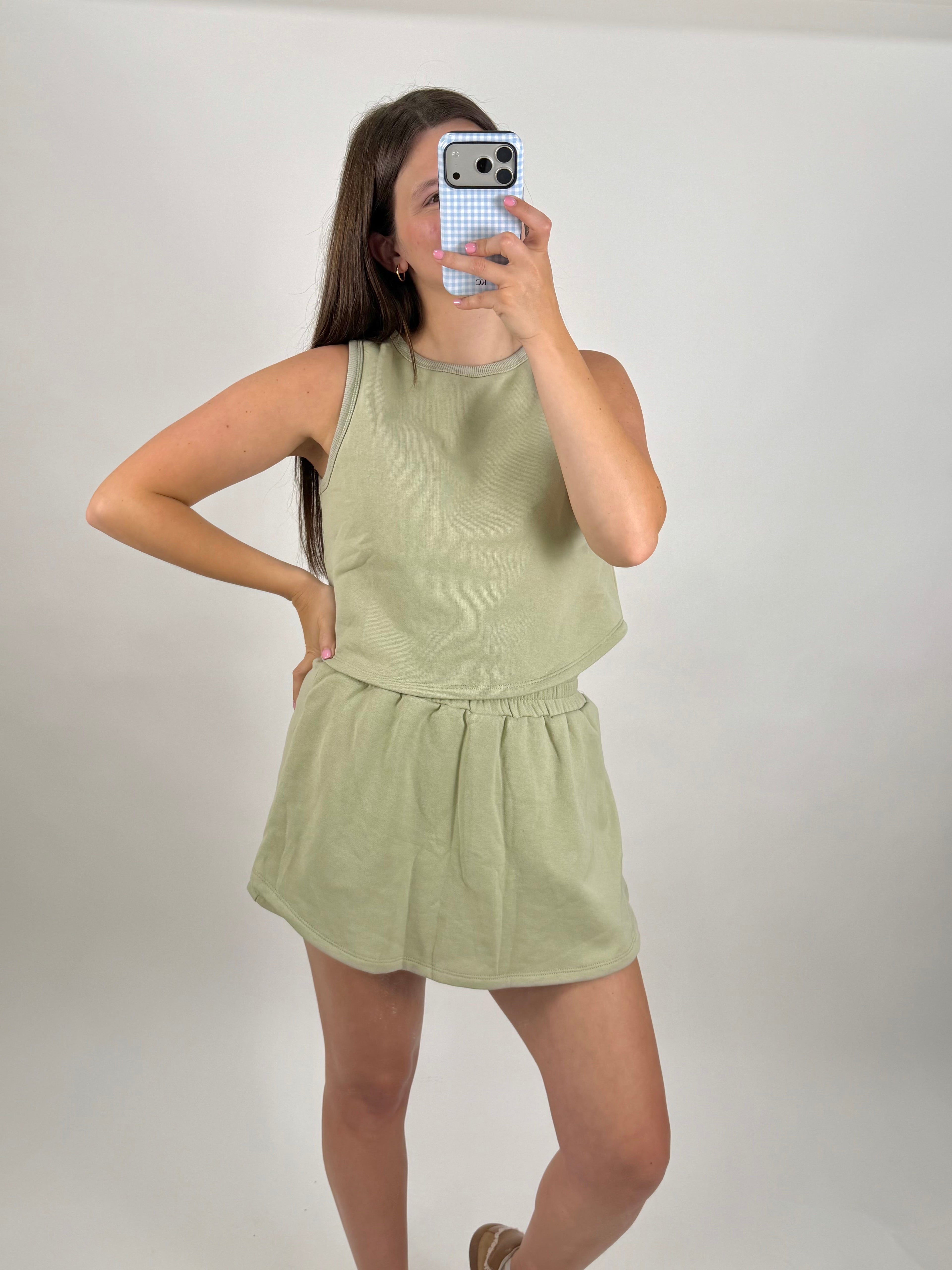 Sally Skort Set: Sage