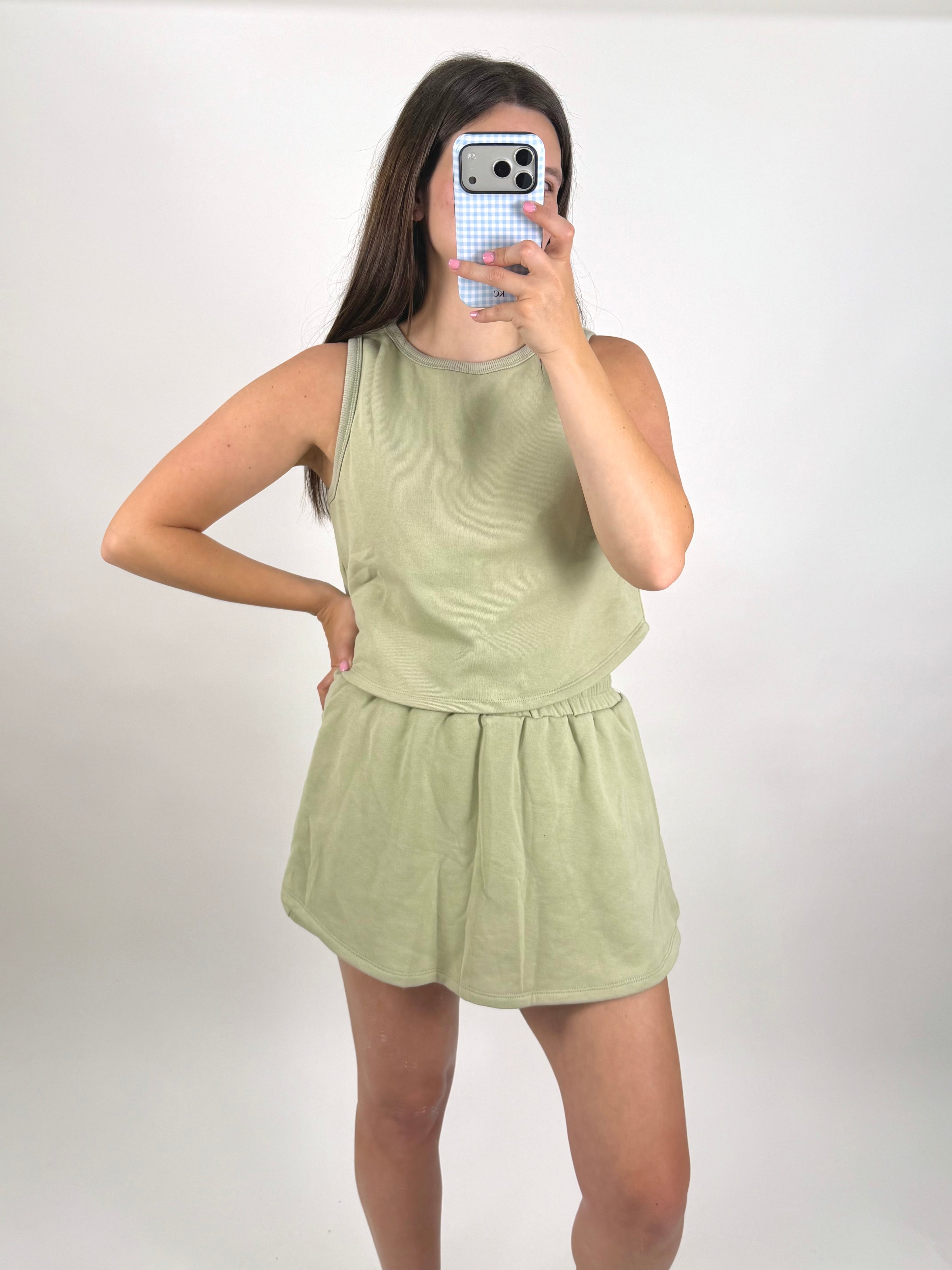 Sally Skort Set: Sage