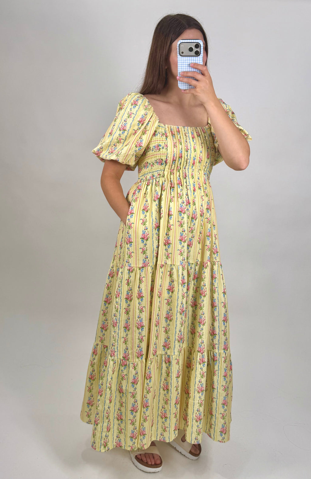 Sunny Garden Midi Dress