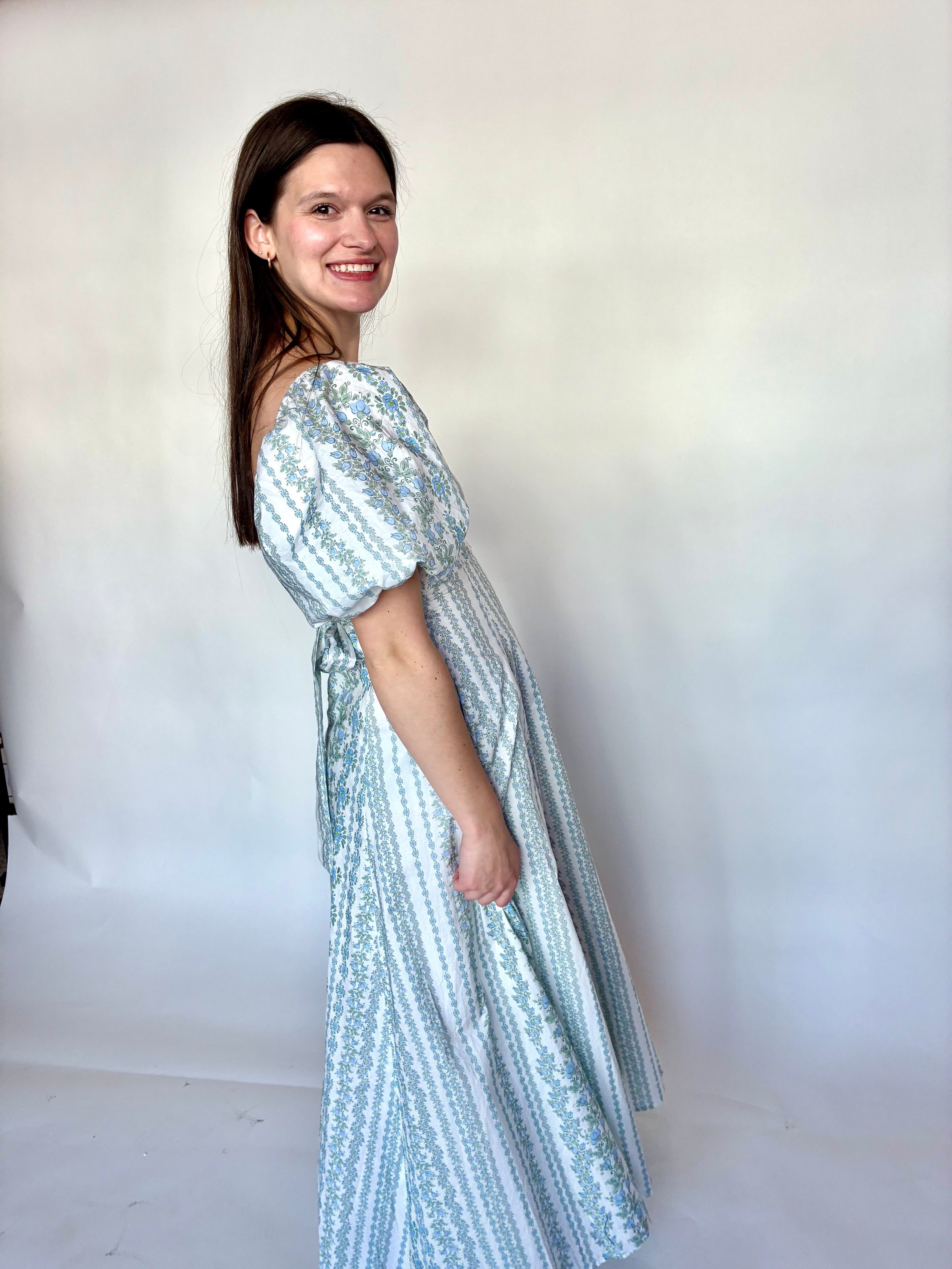 Something Blue Midi Dress